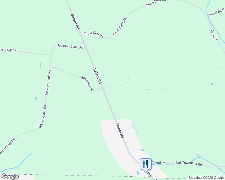 map of restaurants, bars, coffee shops, grocery stores, and more near 380 Big Oak Road in Minor Hill