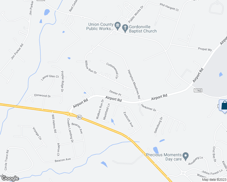 map of restaurants, bars, coffee shops, grocery stores, and more near 319 Dexter Place in Monroe