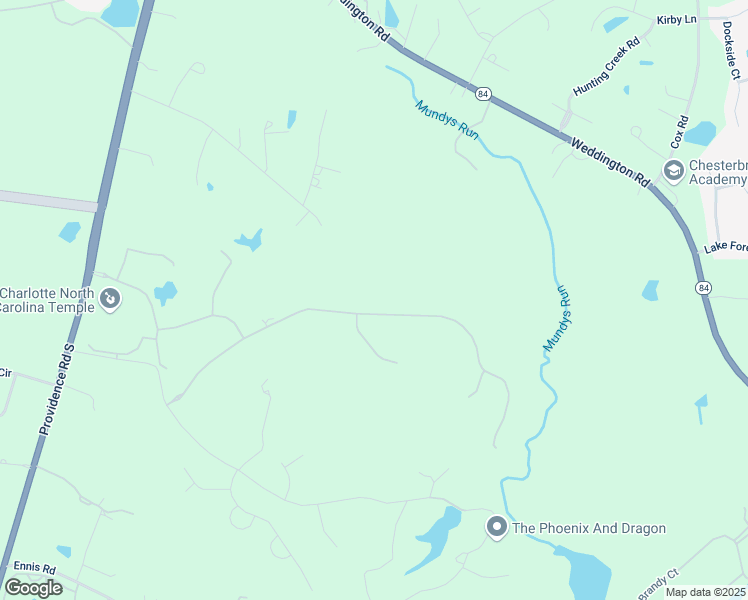map of restaurants, bars, coffee shops, grocery stores, and more near 6005 Oxfordshire Road in Waxhaw