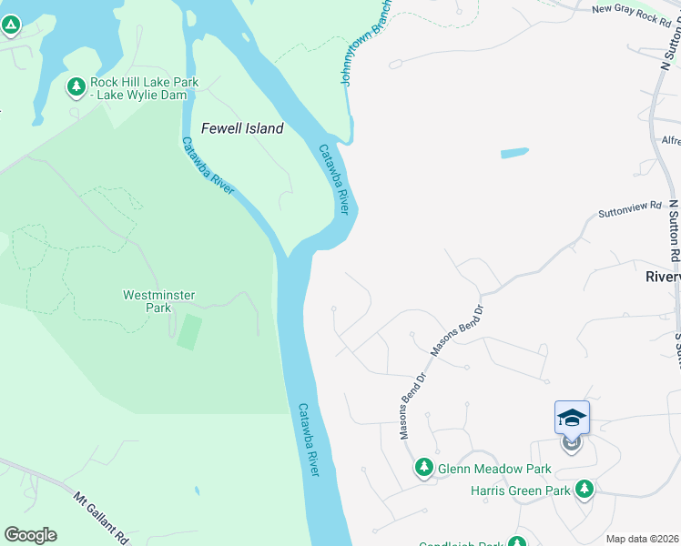 map of restaurants, bars, coffee shops, grocery stores, and more near 4405 Upcountry Court in Fort Mill
