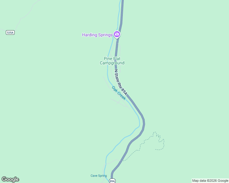 map of restaurants, bars, coffee shops, grocery stores, and more near 380 North Harding Drive in Sedona