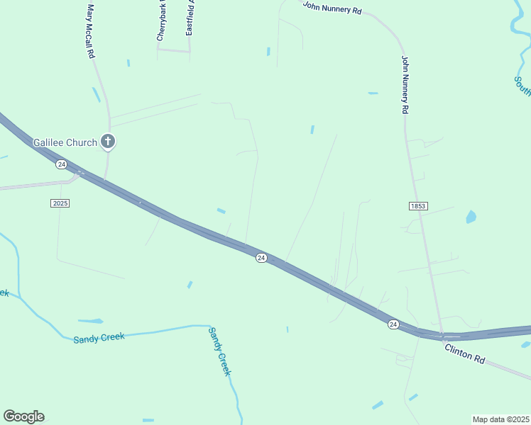 map of restaurants, bars, coffee shops, grocery stores, and more near 134 Autry Road in Stedman