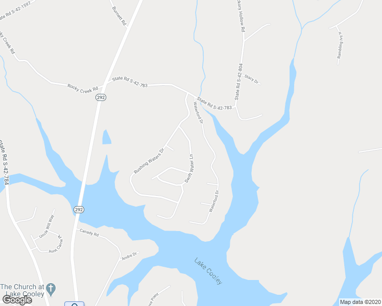 map of restaurants, bars, coffee shops, grocery stores, and more near Swift Water Lane in Inman