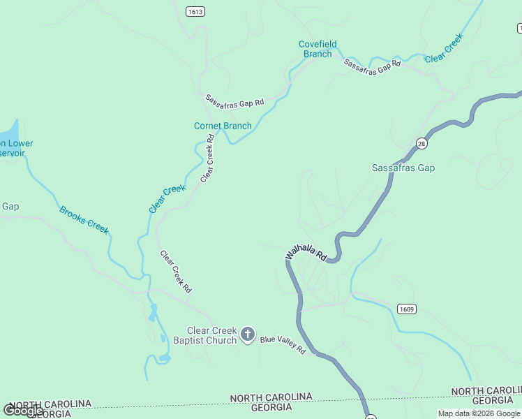 map of restaurants, bars, coffee shops, grocery stores, and more near 122 Highlands View Road in Highlands