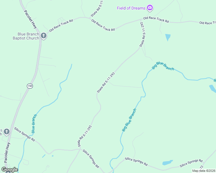 map of restaurants, bars, coffee shops, grocery stores, and more near 311 Blue Branch Road in Gaffney