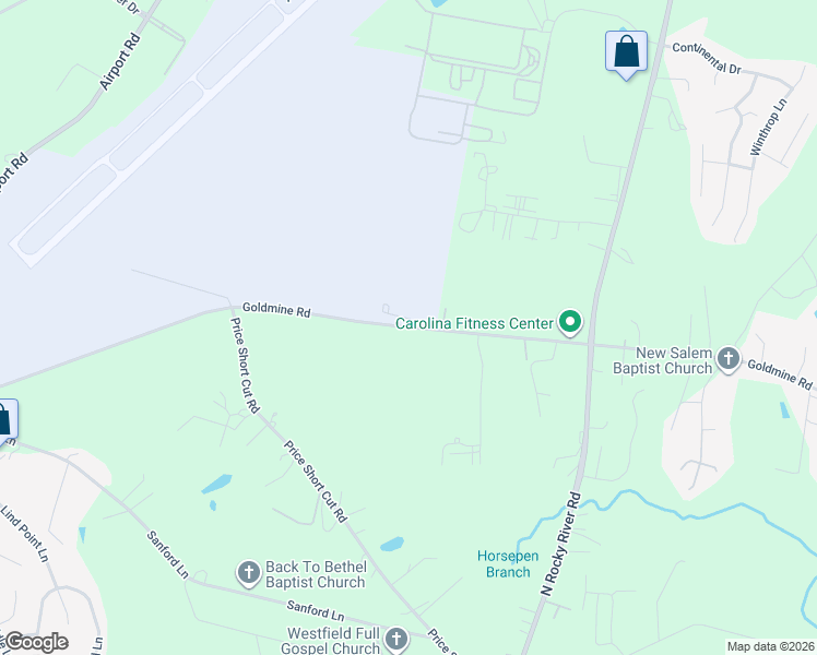 map of restaurants, bars, coffee shops, grocery stores, and more near 3470 Goldmine Road in Monroe