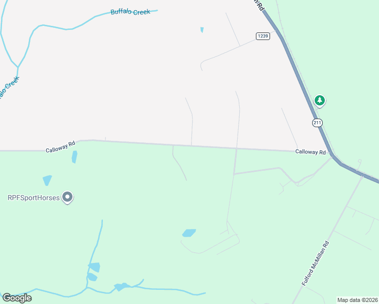 map of restaurants, bars, coffee shops, grocery stores, and more near 805 Calloway Road in Raeford
