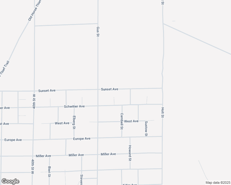 map of restaurants, bars, coffee shops, grocery stores, and more near Maass Court in Mojave