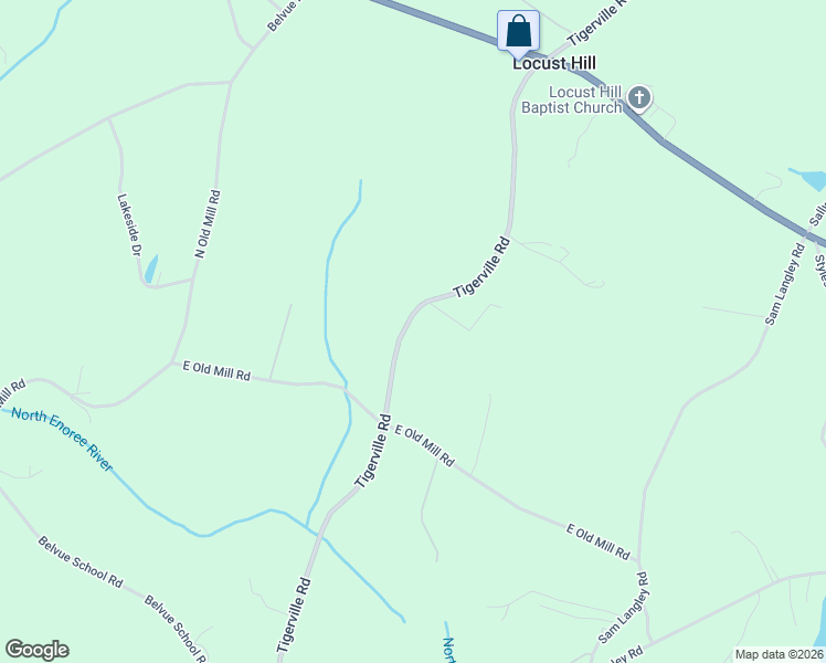 map of restaurants, bars, coffee shops, grocery stores, and more near 2111 Tigerville Road in Travelers Rest