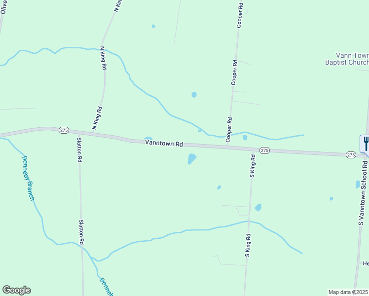 map of restaurants, bars, coffee shops, grocery stores, and more near 211 Vanntown Road in Flintville