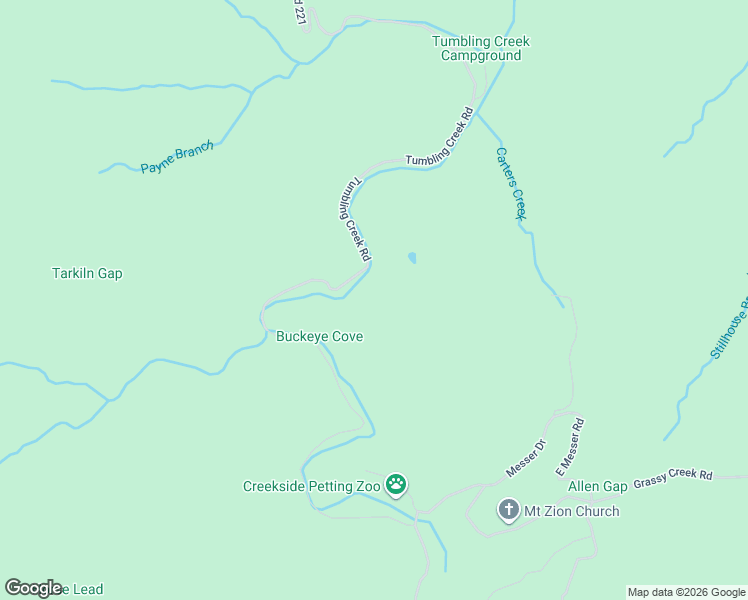 map of restaurants, bars, coffee shops, grocery stores, and more near 1218 Tumbling Creek Road in Copperhill