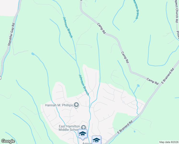 map of restaurants, bars, coffee shops, grocery stores, and more near 3790 Lacy Leaf Lane in Apison