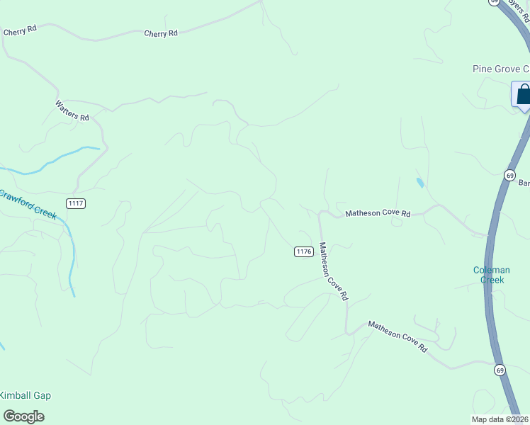map of restaurants, bars, coffee shops, grocery stores, and more near 320 Wikle Road in Hayesville