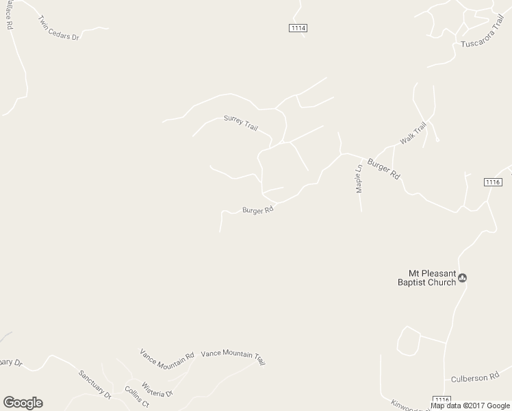 map of restaurants, bars, coffee shops, grocery stores, and more near 955 Burger Road in Murphy