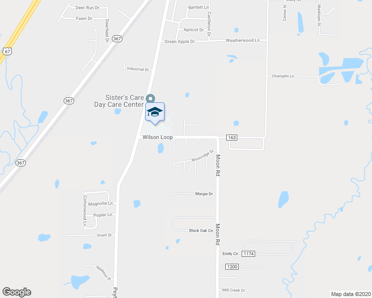 map of restaurants, bars, coffee shops, grocery stores, and more near 26 Windwood Cove in Ward