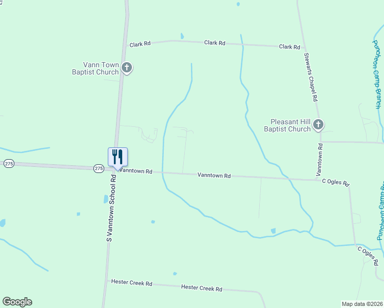 map of restaurants, bars, coffee shops, grocery stores, and more near 9 Grassy Branch Road in Flintville