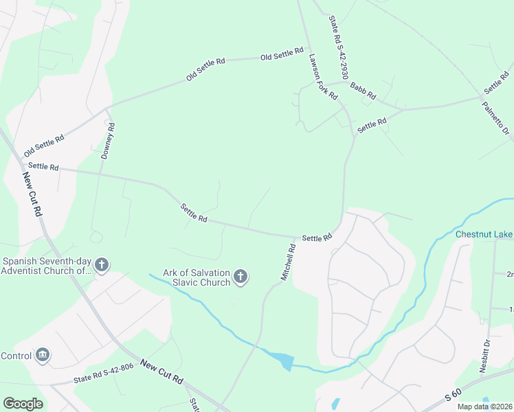 map of restaurants, bars, coffee shops, grocery stores, and more near 123 Settle Station Run in Inman