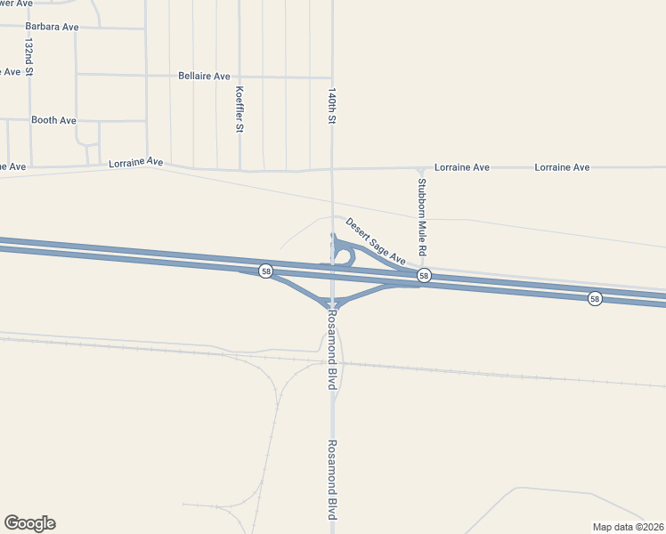 map of restaurants, bars, coffee shops, grocery stores, and more near Mojave-Barstow Highway in Kern County