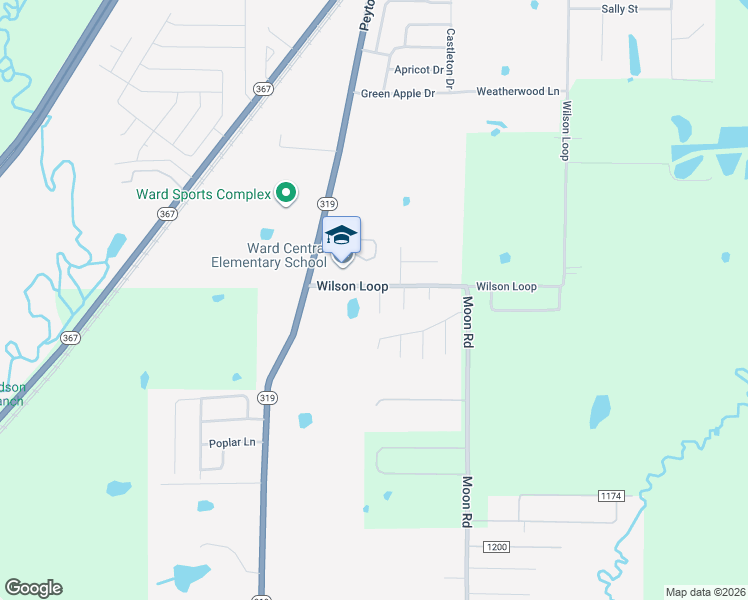 map of restaurants, bars, coffee shops, grocery stores, and more near 12 Windamere Cove in Ward