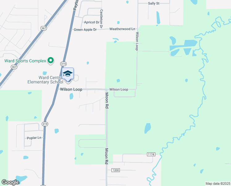 map of restaurants, bars, coffee shops, grocery stores, and more near 24 Gold Meadow Loop in Ward