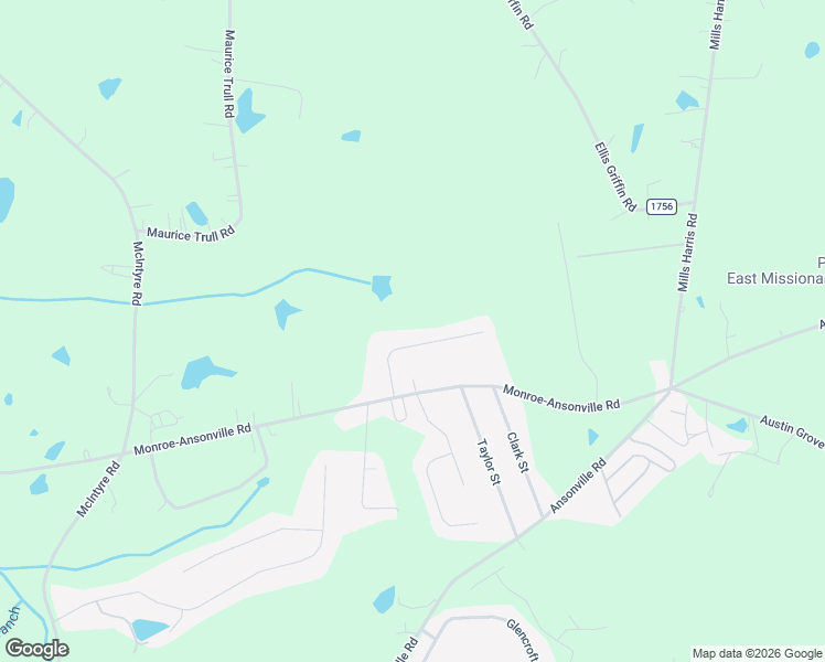 map of restaurants, bars, coffee shops, grocery stores, and more near 1301 Sam Cox Ln in Wingate