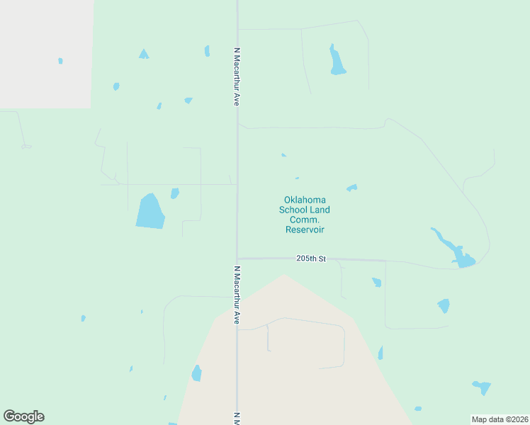 map of restaurants, bars, coffee shops, grocery stores, and more near 20640 North Macarthur Avenue in Blanchard