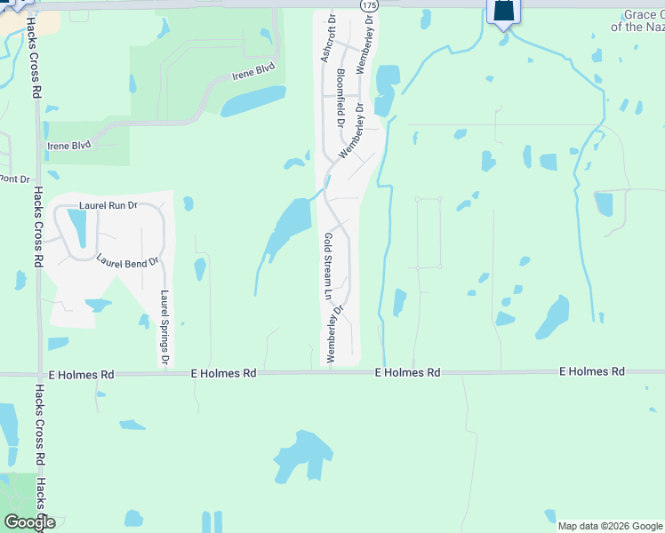 map of restaurants, bars, coffee shops, grocery stores, and more near 5071 Wemberley Drive in Memphis