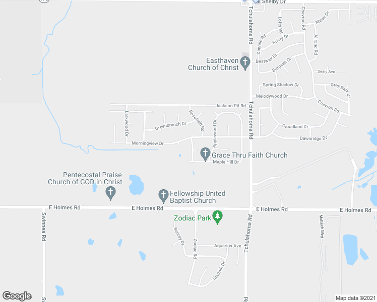 map of restaurants, bars, coffee shops, grocery stores, and more near 5063 Golden Oaks Drive in Memphis