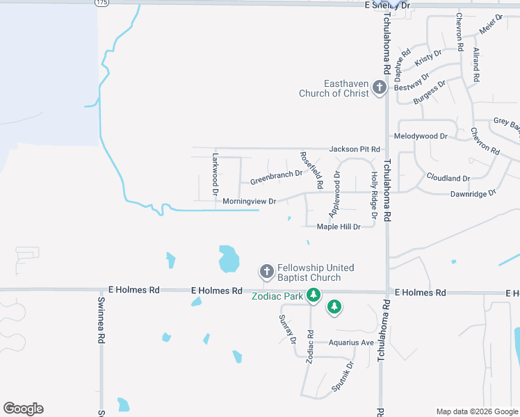 map of restaurants, bars, coffee shops, grocery stores, and more near 3039 Morningview Drive in Memphis