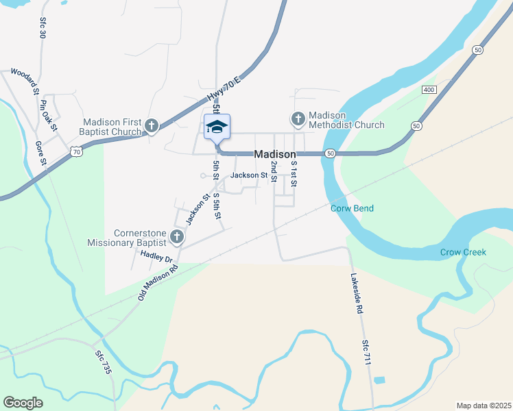 map of restaurants, bars, coffee shops, grocery stores, and more near in Madison