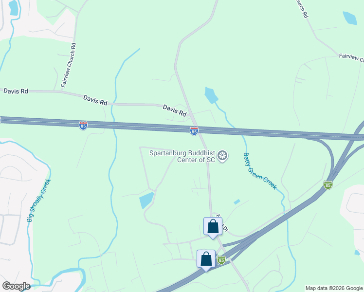 map of restaurants, bars, coffee shops, grocery stores, and more near 201 State Road S-42-8449 in Spartanburg