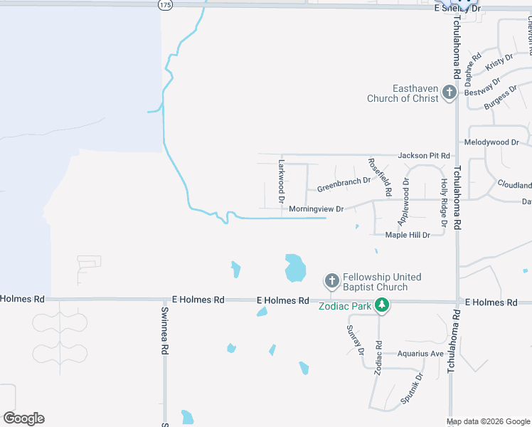 map of restaurants, bars, coffee shops, grocery stores, and more near 2943 Morningview Drive in Memphis