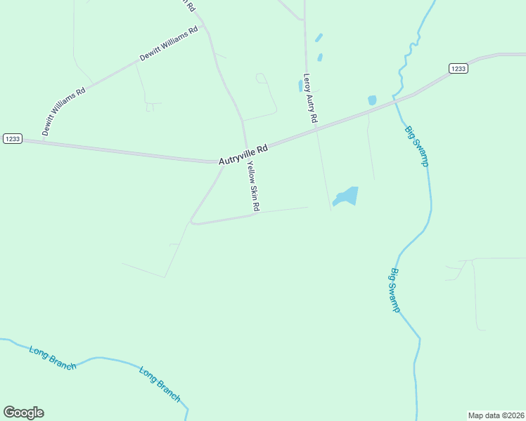 map of restaurants, bars, coffee shops, grocery stores, and more near 474 Yellow Skin Road in Autryville