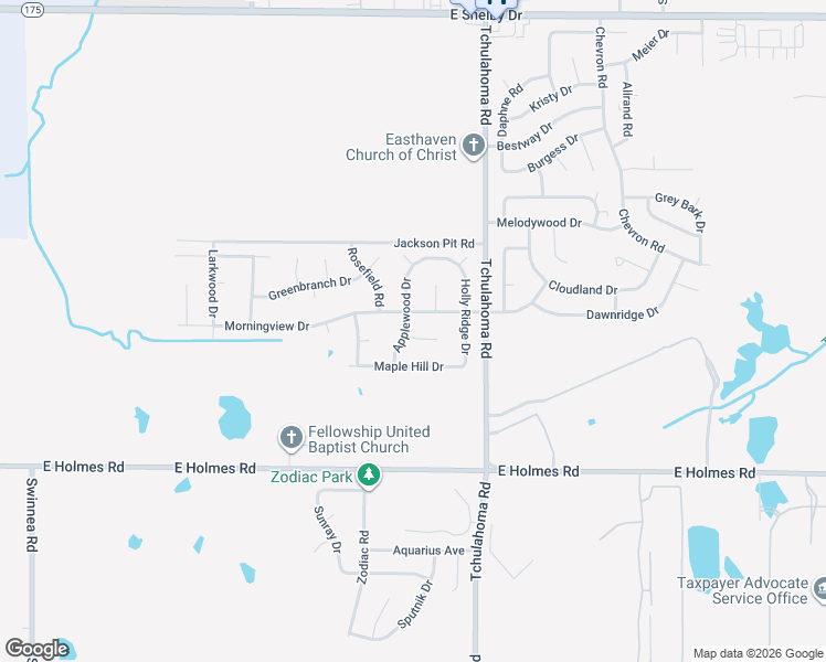 map of restaurants, bars, coffee shops, grocery stores, and more near 5072 Applewood Drive in Memphis