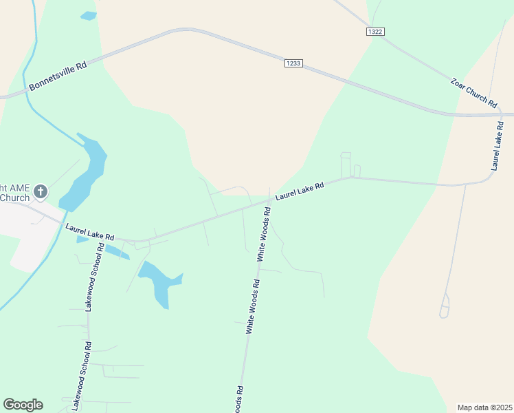 map of restaurants, bars, coffee shops, grocery stores, and more near 1531 Laurel Lake Road in Salemburg