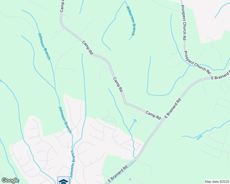 map of restaurants, bars, coffee shops, grocery stores, and more near 3327 Camp Road in Apison