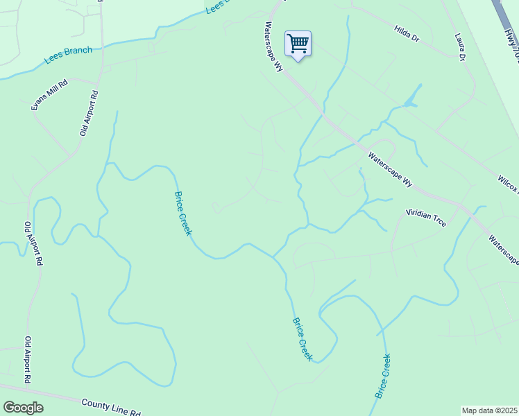 map of restaurants, bars, coffee shops, grocery stores, and more near 3600 Cashmere Lane in New Bern