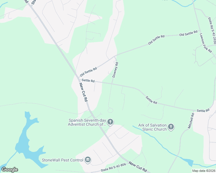 map of restaurants, bars, coffee shops, grocery stores, and more near 1510 Settle Road in Inman