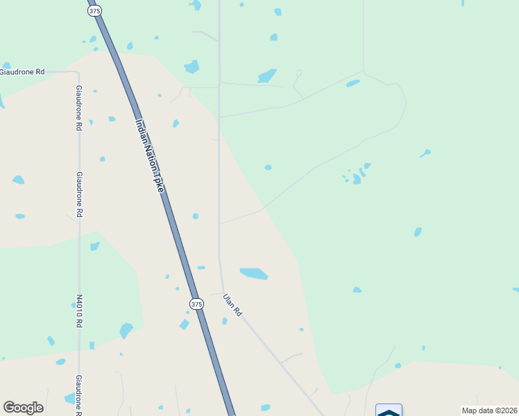 map of restaurants, bars, coffee shops, grocery stores, and more near 846 Ulan Road in McAlester