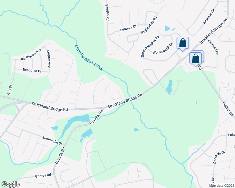 map of restaurants, bars, coffee shops, grocery stores, and more near 2286 Kerfield Court in Fayetteville