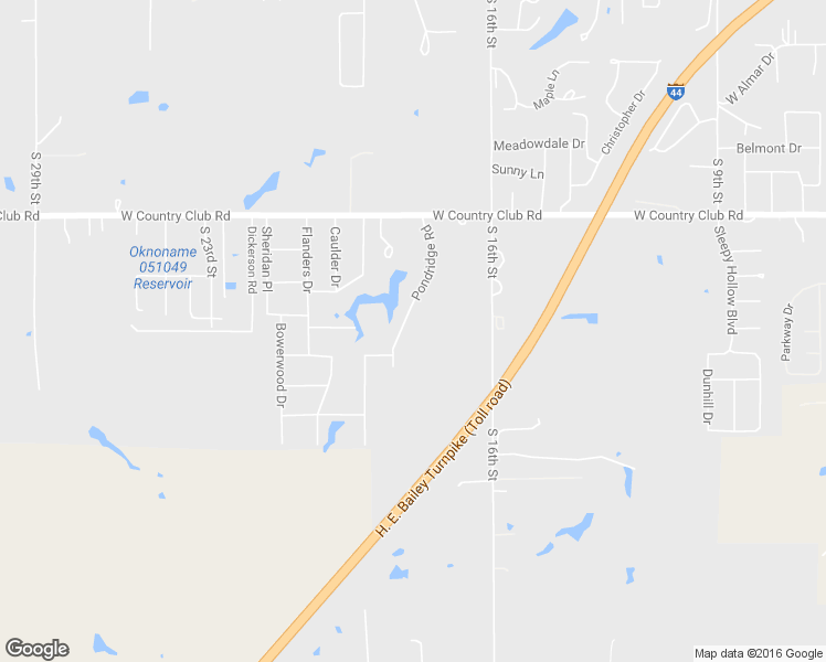 map of restaurants, bars, coffee shops, grocery stores, and more near 3315 Pondridge Road in Chickasha