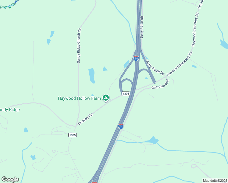 map of restaurants, bars, coffee shops, grocery stores, and more near 114 Dockery Road in Rockingham