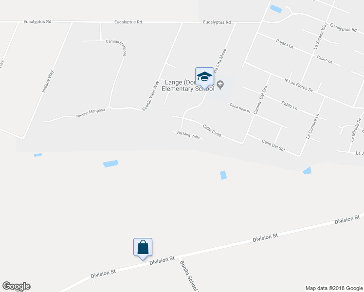 map of restaurants, bars, coffee shops, grocery stores, and more near 585 Via Mira Valle in Nipomo