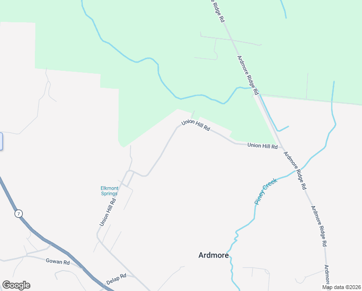 map of restaurants, bars, coffee shops, grocery stores, and more near 25652 Union Hill Road in Ardmore