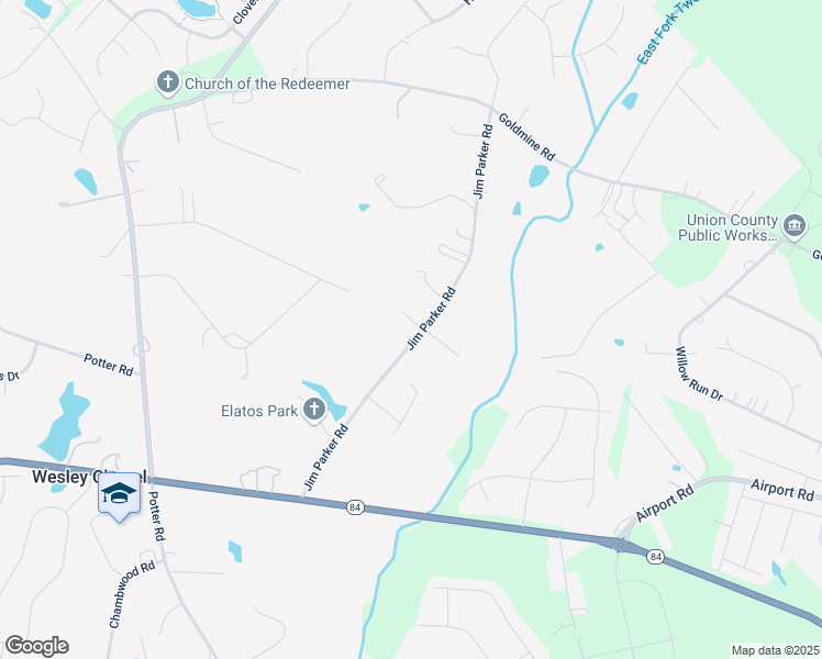 map of restaurants, bars, coffee shops, grocery stores, and more near 223 Jim Parker Road in Monroe