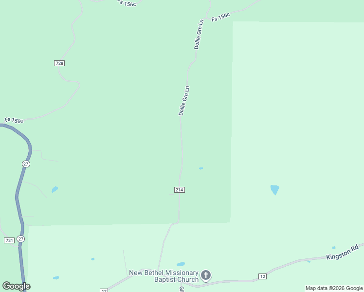 map of restaurants, bars, coffee shops, grocery stores, and more near County Road 214 in Yell County
