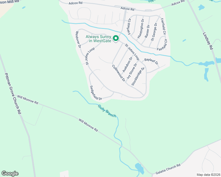 map of restaurants, bars, coffee shops, grocery stores, and more near 769 Saint Johns Loop in Raeford