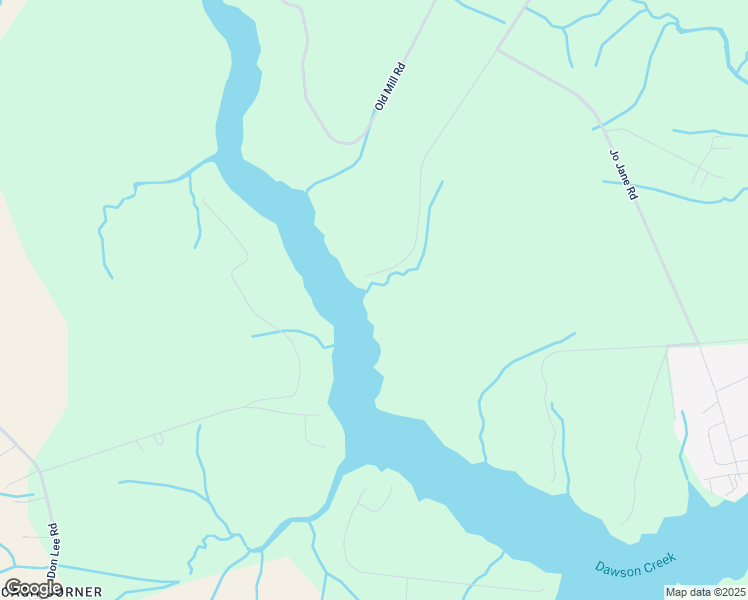map of restaurants, bars, coffee shops, grocery stores, and more near 1407 Lovick Lee Road in Oriental