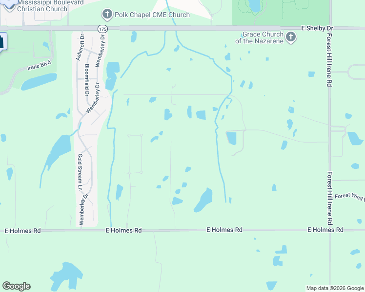 map of restaurants, bars, coffee shops, grocery stores, and more near 5012 Le Chateau Cove in Memphis