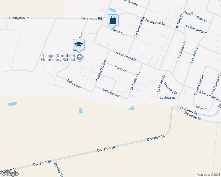 map of restaurants, bars, coffee shops, grocery stores, and more near 320 Calle Del Sol in Nipomo